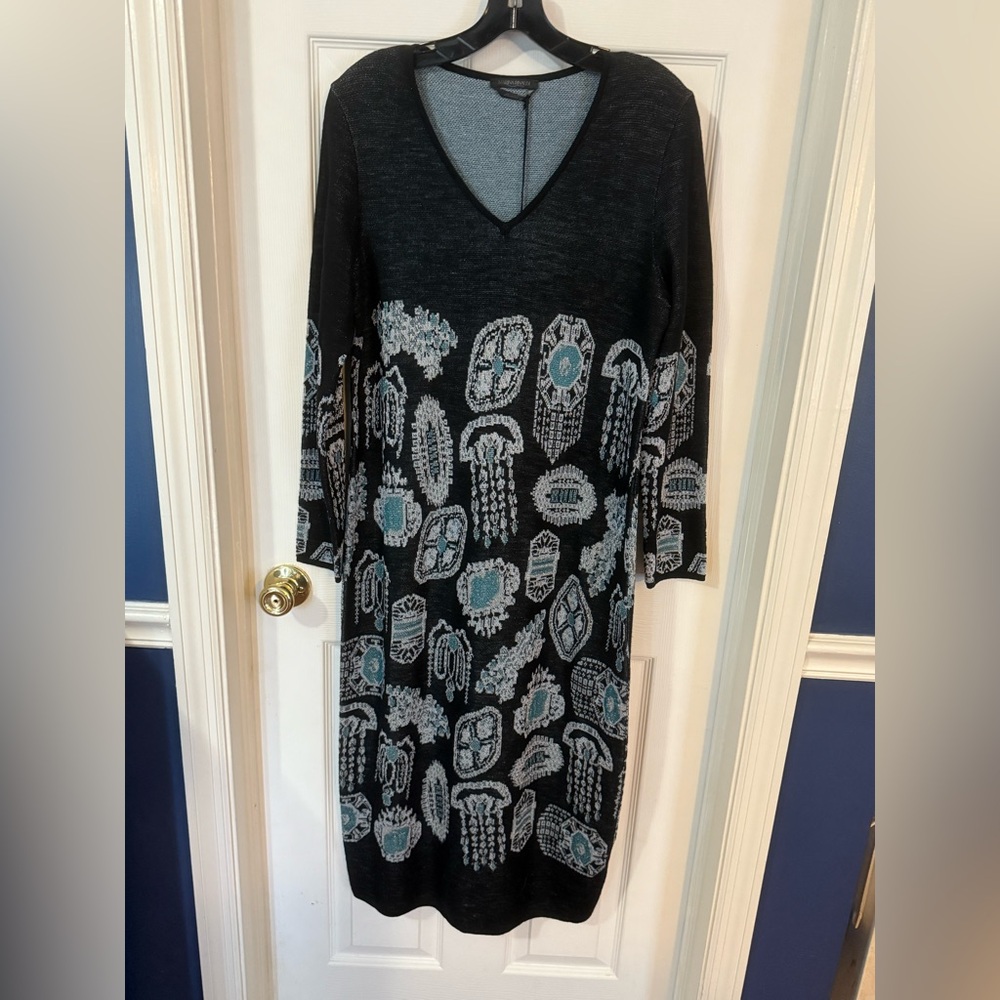 Marina Rinaldi Gigi dress made in Italy. NWT. Size S